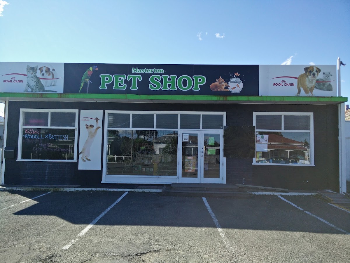 The Masterton Pet Shop storefront on Dixon Street
